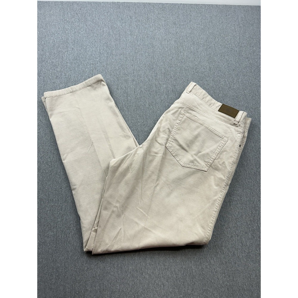 Peter Millar Superior Soft‎ Corduroy Pants Mens 40x35 Five Pocket MF20B29 Beige